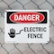 Signmission Electric Fence Danger Sign, Plastic, 10in W x 7in L, 2PK OS-2PACK-DS-P-710-L-1191 - alternate 5